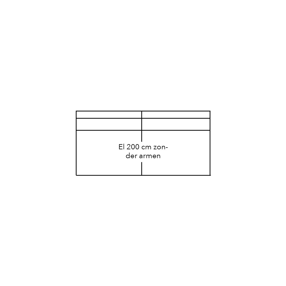 608035 - Element 200 zonder armen - stofgroep 1