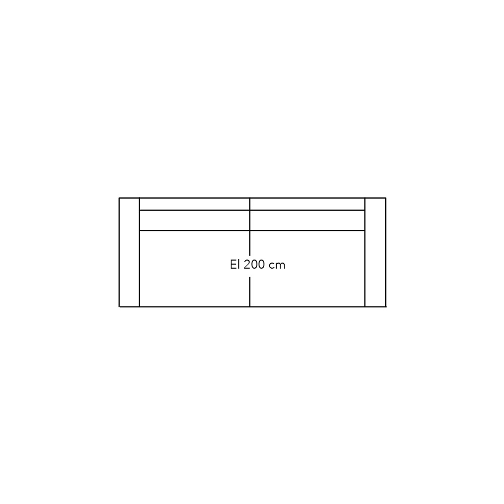 609032 - Element 200 met 2 armen - stofgroep 1