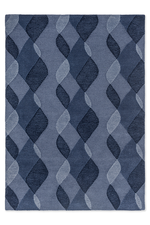 1298208140 - B&C Decor - Riff Water Blue 140x200