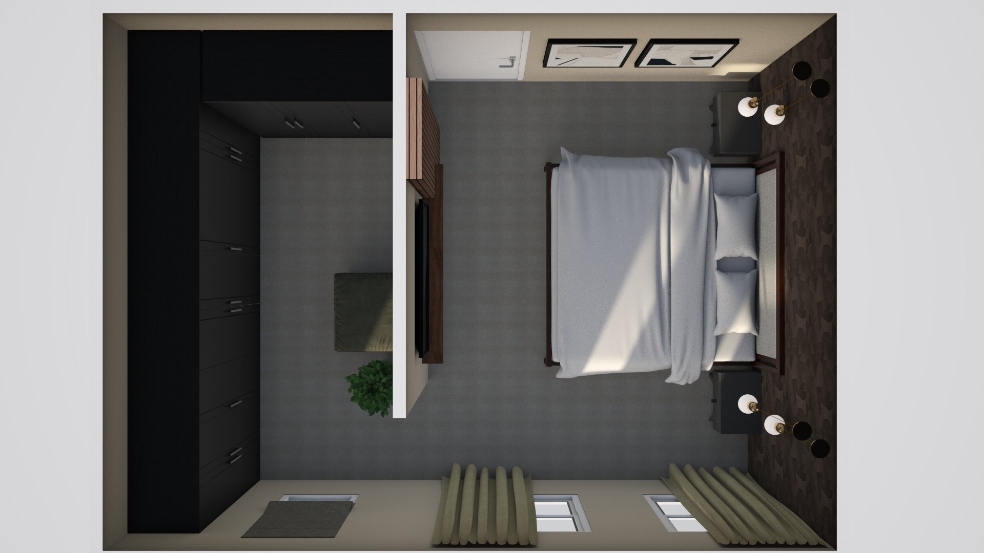 slaapkamer 3D ontwerp