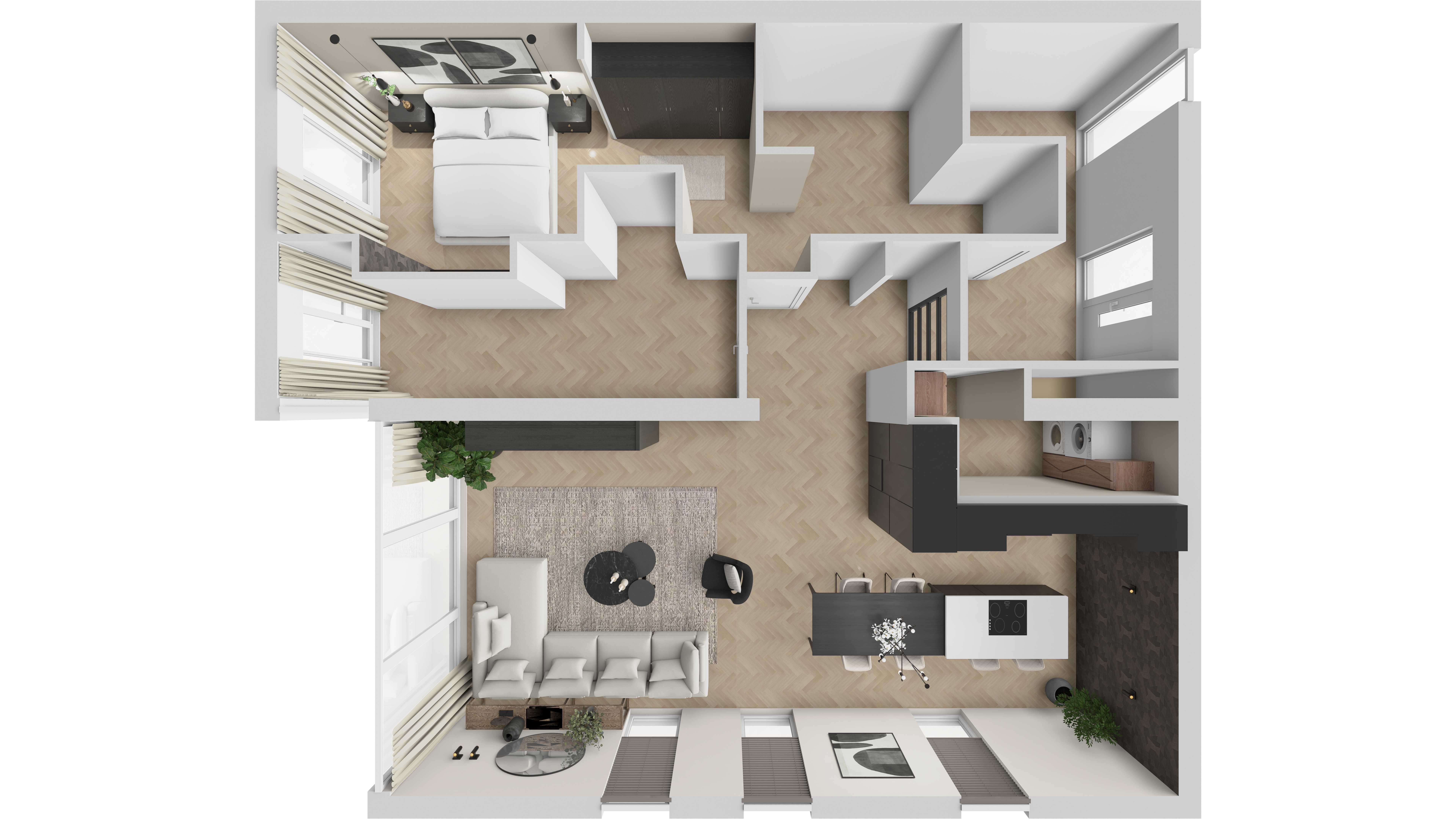 3D plattegrond